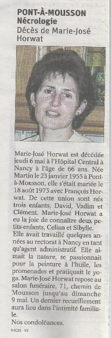 MJHorwat journal